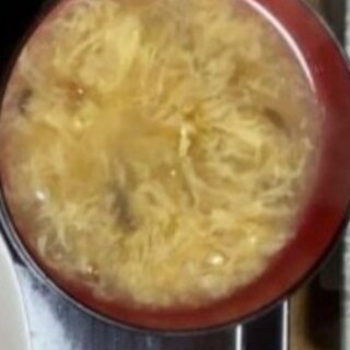 卵と椎茸のスープ